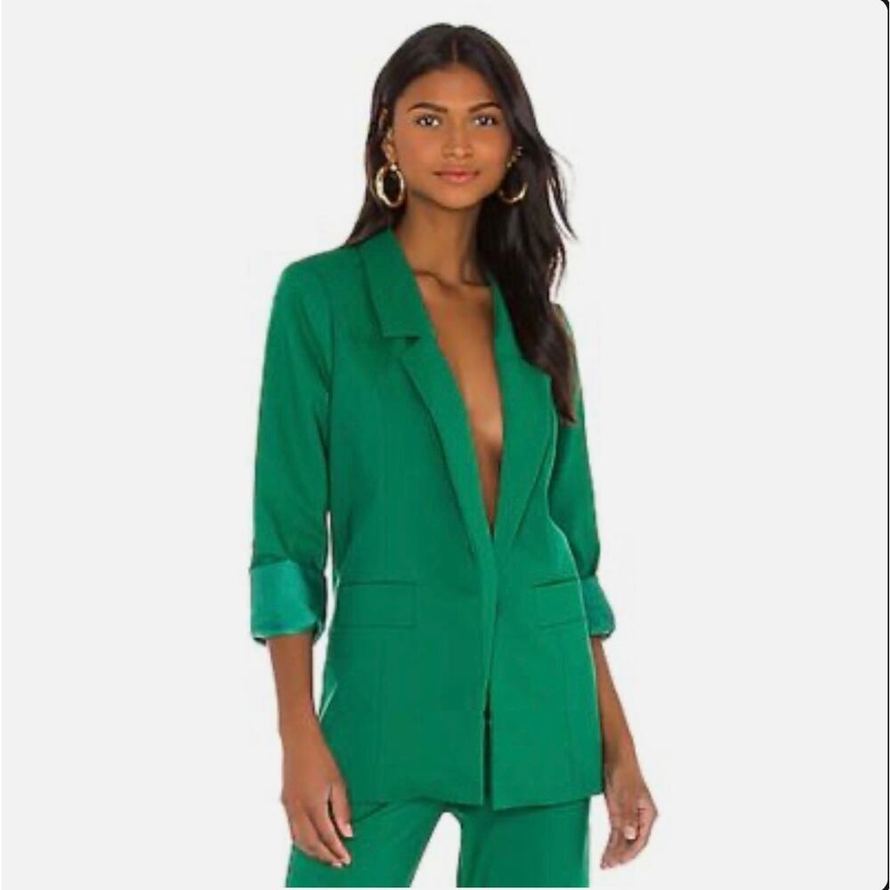 Show Me Your MuMu Major Blazer Green Suiting Jacket